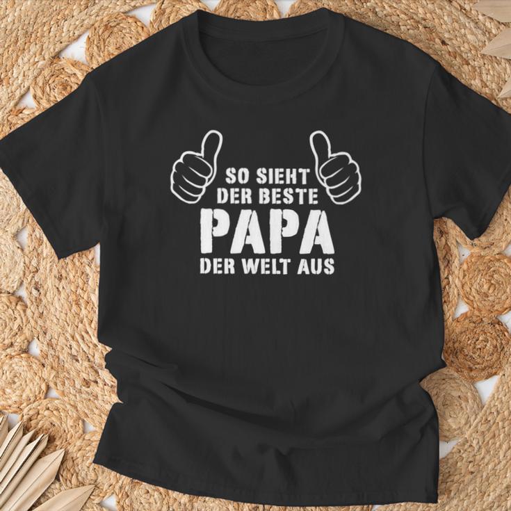 Bester Papa Der Welt Father's Day Ideas Dad T-Shirt Geschenke für alte Männer