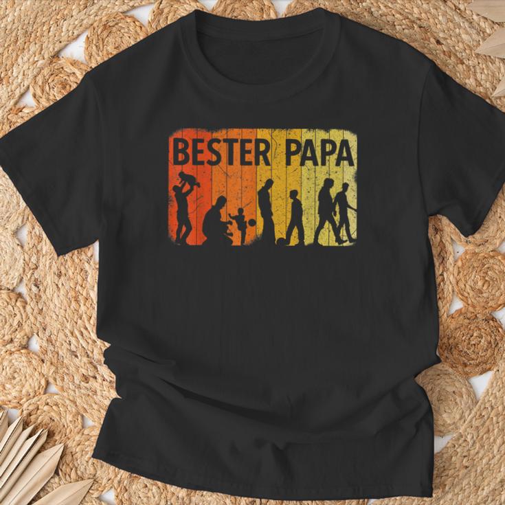 Bester Papa Mit Kind S T-Shirt Geschenke für alte Männer