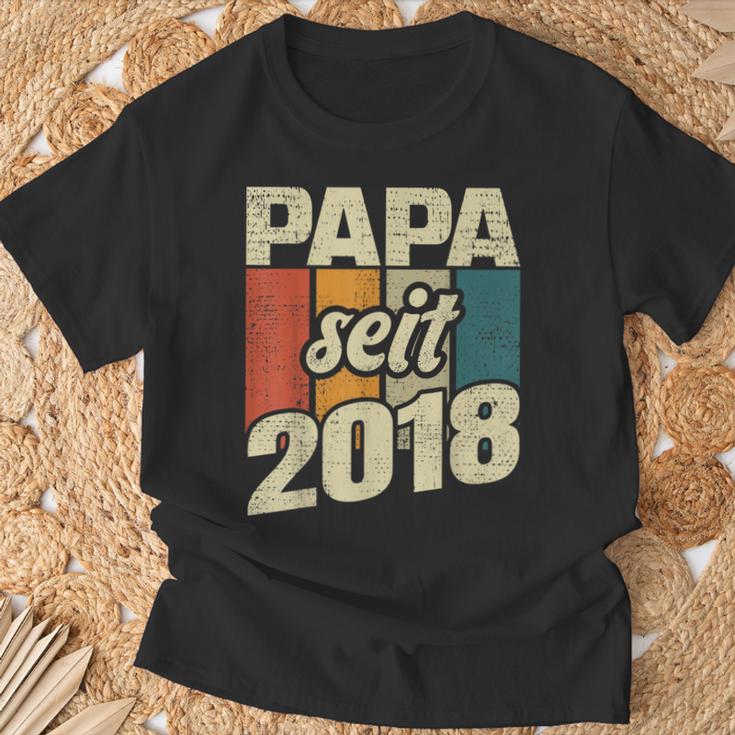 Bester Papa Seit 2018 German T-Shirt Geschenke für alte Männer