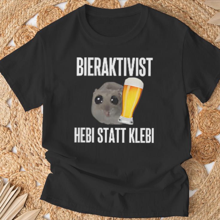 Bieraktivist Hebi Statt Klebi T-Shirt Geschenke für alte Männer