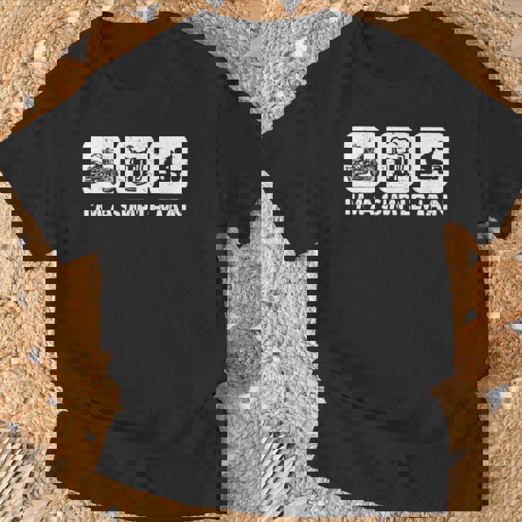 Biker I'm A Simple Man T-Shirt Gifts for Old Men