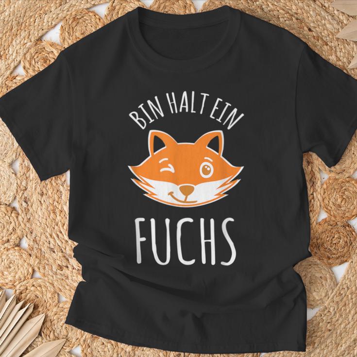 Bin Halt Ein Fuchs Clever Foxes Forester Hunter T-Shirt Geschenke für alte Männer