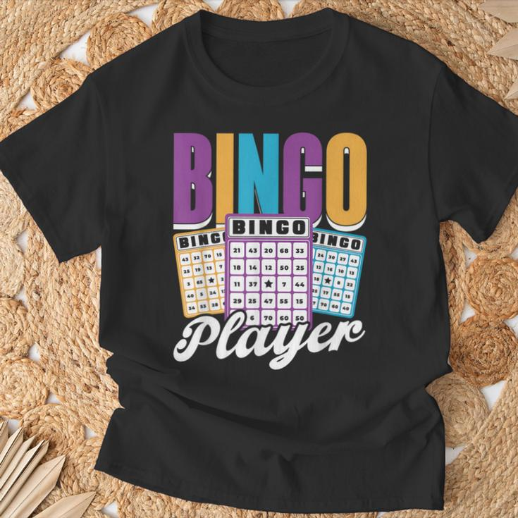 Bingo Spieler Humor Liebhaber Spiel Bingo T-Shirt Geschenke für alte Männer