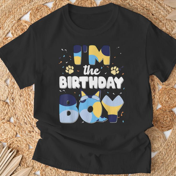 Im The Birthday Boy Dog Family Matching T-Shirt Gifts for Old Men