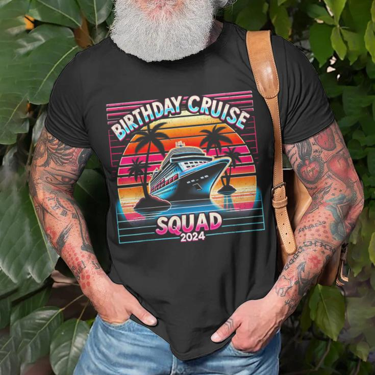 Birthday Cruise Squad 2024 Cruise Squad Birthday Party T-Shirt Gifts for Old Men