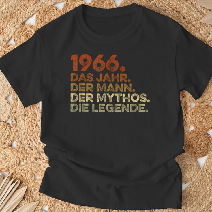 Birthday Vintage 1966 Man Myth Legend T-Shirt Geschenke für alte Männer