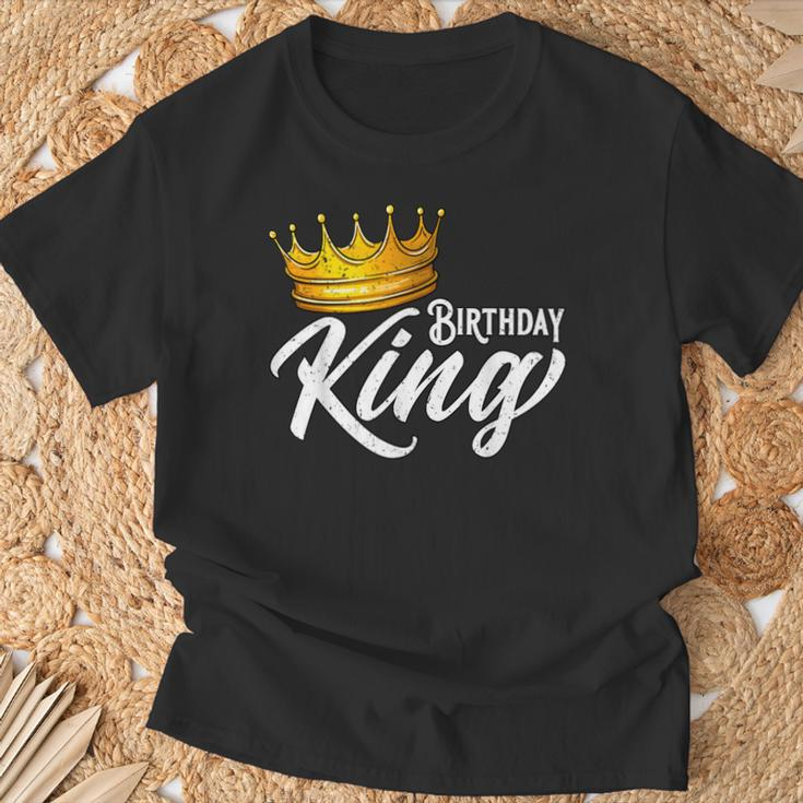 Birthday King Birthday Boys Birthday T-Shirt Gifts for Old Men