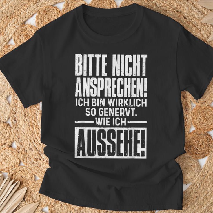 Bitte Nicht Anspeen German Ich Bin Relich So Genervt T-Shirt Geschenke für alte Männer