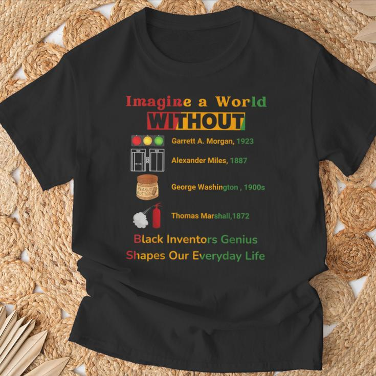 Black Inventors Their Timeless Contributions Black History T-Shirt Gifts for Old Men