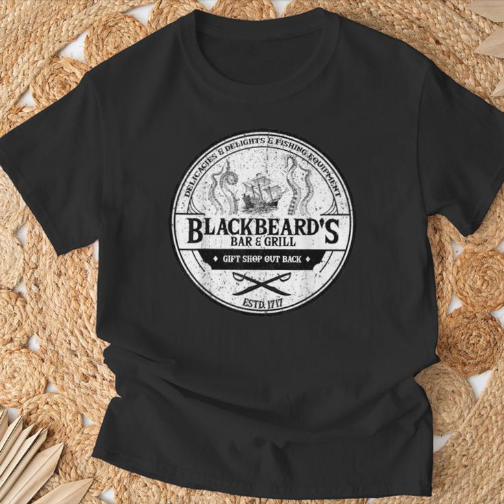 Blackbeard's Bar And Grill T-Shirt Gifts for Old Men