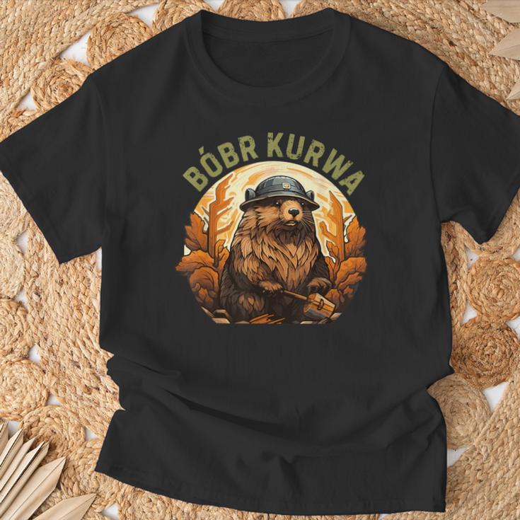 Bobr Kurwa Bober Bobr Meme T-Shirt Geschenke für alte Männer