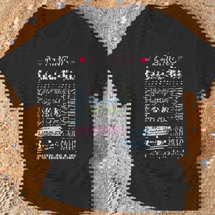 Bodas De Plata 25 Años Aniversario De Boda Regalo Camiseta unisex Regalos para ancianos