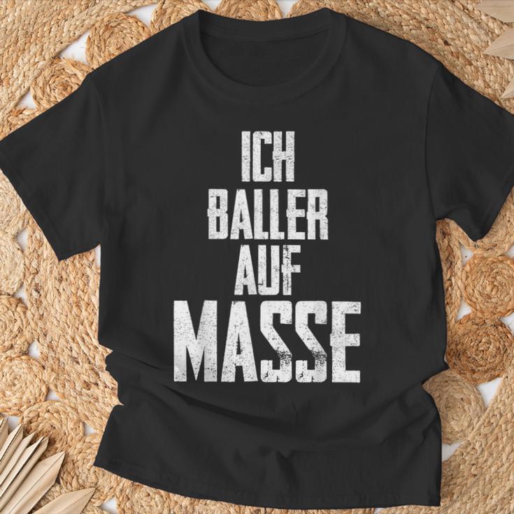 Bodybuilder Ich Baller Auf Mass Pumper T-Shirt Geschenke für alte Männer