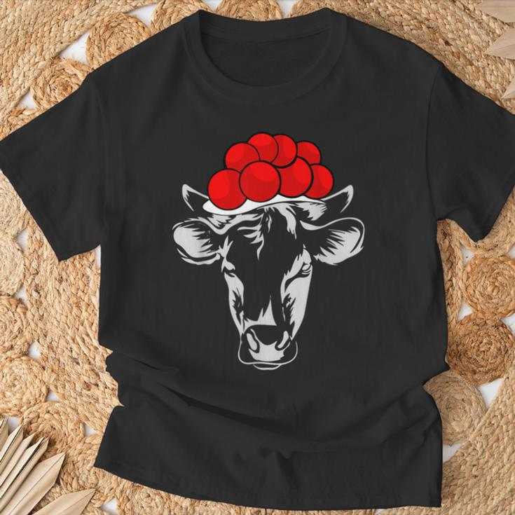 Bollenhut Kuh Heimat Schwarzwald Forest Rind T-Shirt Geschenke für alte Männer