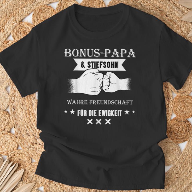 Bonus Papa Und Stepson True Friendship Für Die Eternity T-Shirt Geschenke für alte Männer