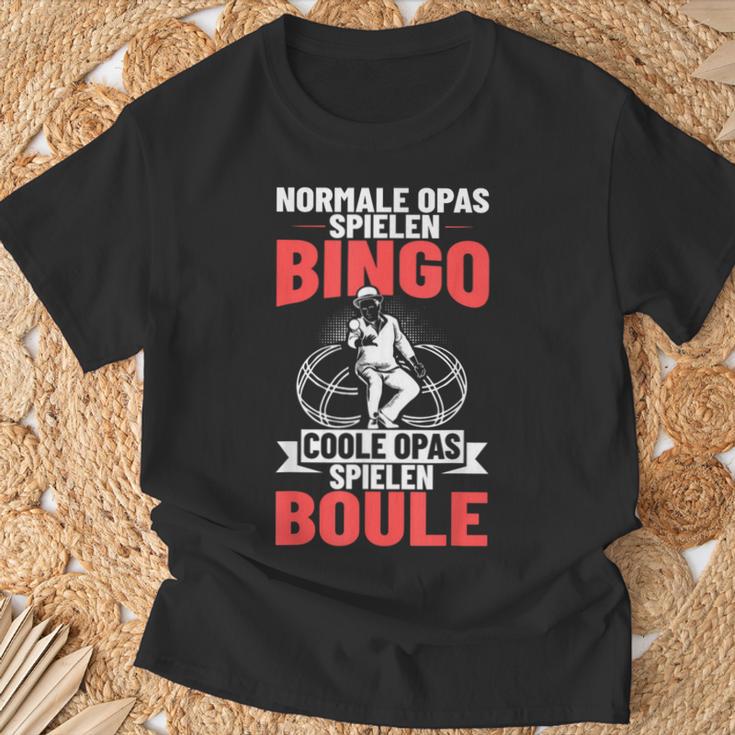 Boulplayer Grandpa Boccia Game Boule Play Petanque T-Shirt Geschenke für alte Männer