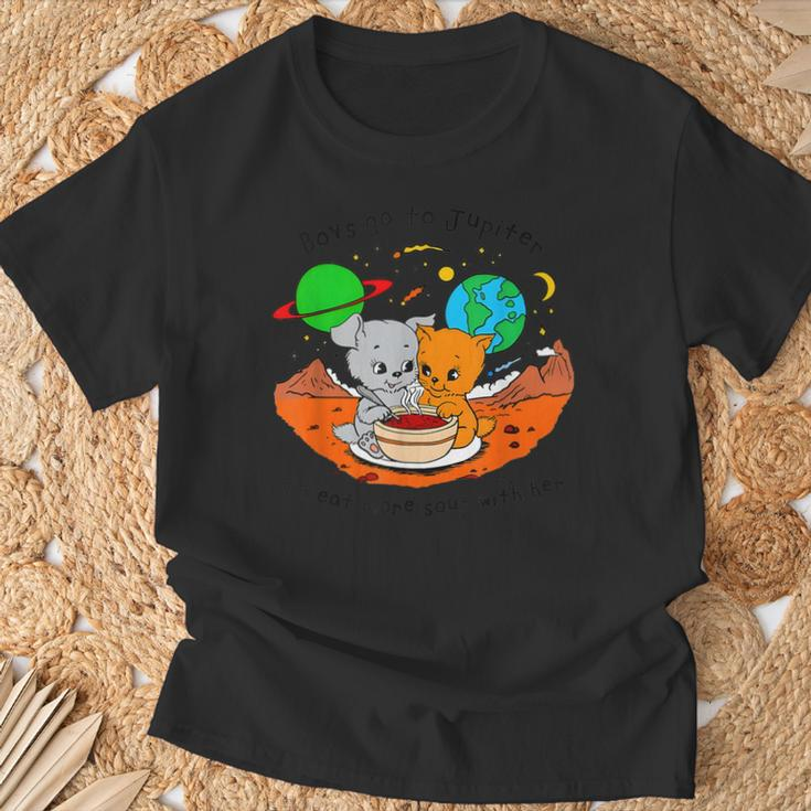 Boys Go To Jupiter To Eat More Soup With Her 2024 T-Shirt Gifts for Old Men