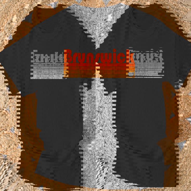 Brunswick Style Rétro Des Années 80 De L'ohio T-Shirt Cadeaux pour les vieillards