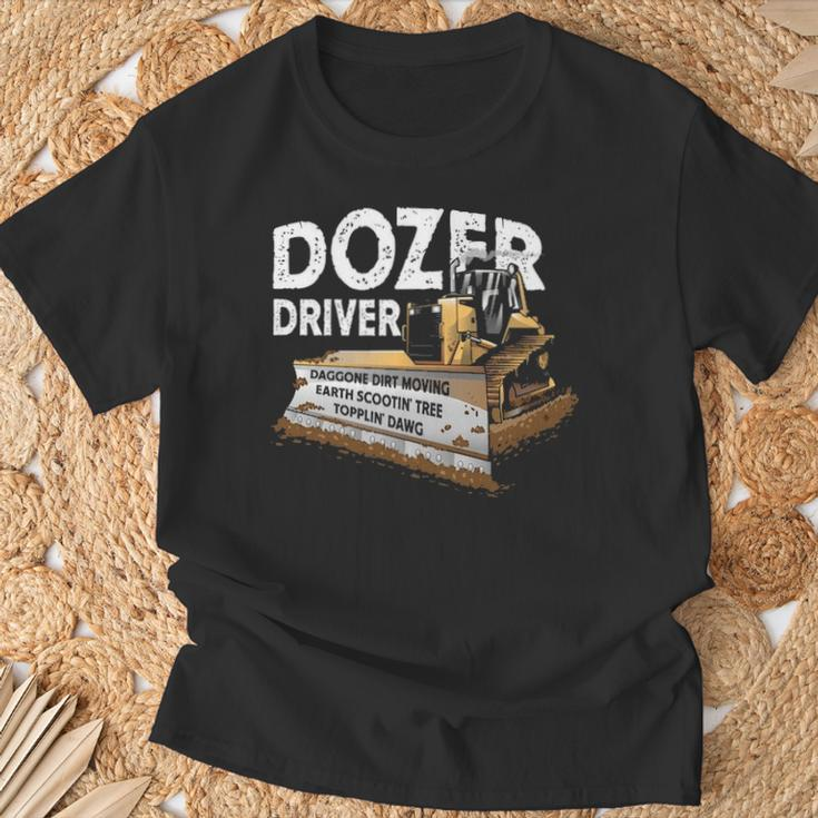 Bulldozer Driver Operator Heavy Equipmen T-Shirt Gifts for Old Men