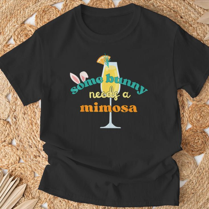 Some Bunny Needs A Mimosa Easter Brunch Women T-Shirt Gifts for Old Men