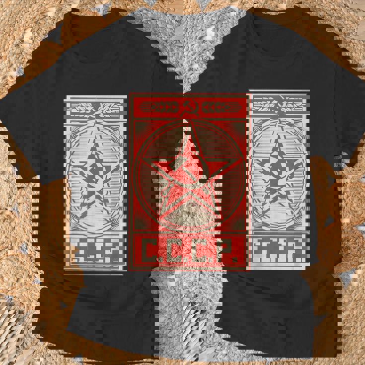 Camisaintage Hammer Sickle Urss Cccp Retro Soviet Camiseta unisex Regalos para ancianos