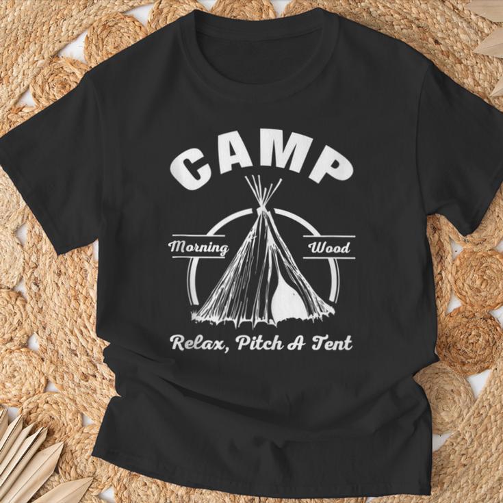 Funny Gifts, Camp Morning Wood Shirts