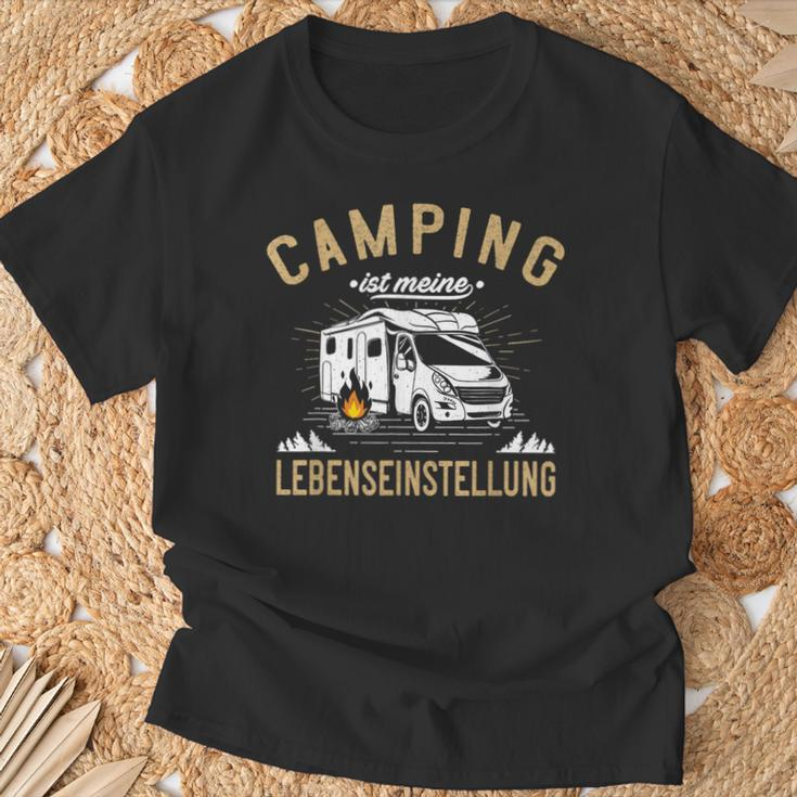 Camping Life Attitude Camper Van & Camper T-Shirt Geschenke für alte Männer