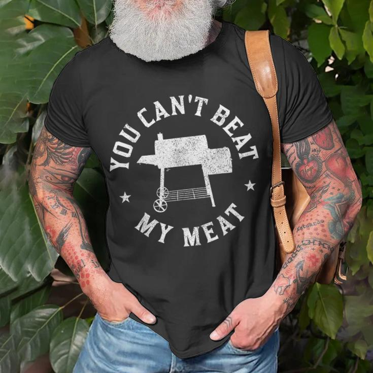 You Can't Beat My Meat Bbq Grilling Chef Grill T-Shirt Gifts for Old Men