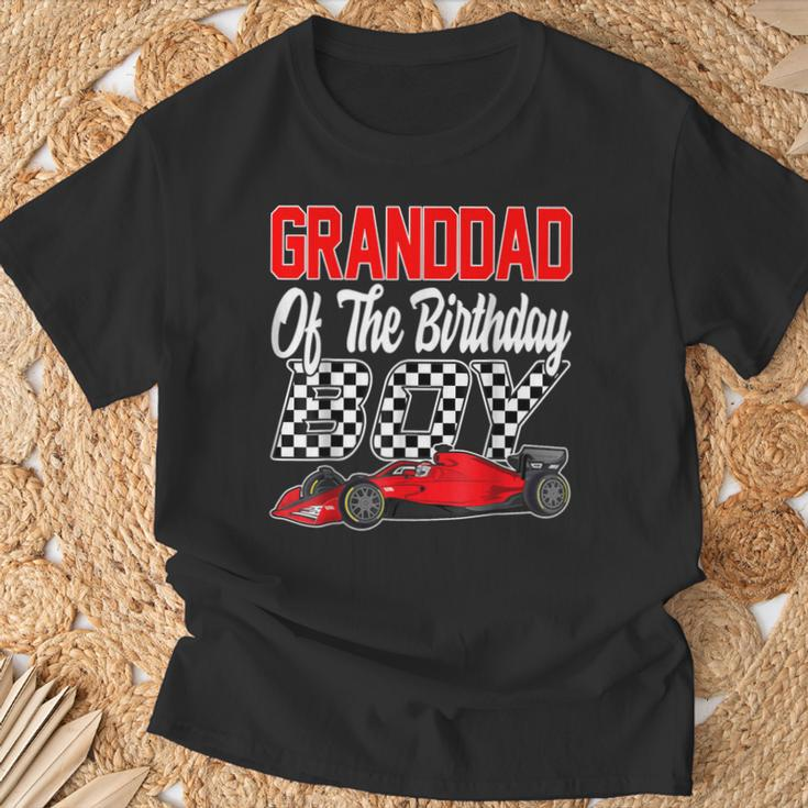 Car Racing Granddad Of The Birthday Boy Formula Race Car T-Shirt Gifts for Old Men
