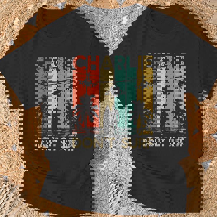 Charlie Don't Surf Camisa Militarietnam Guerra Apocalipsis Camiseta unisex Regalos para ancianos