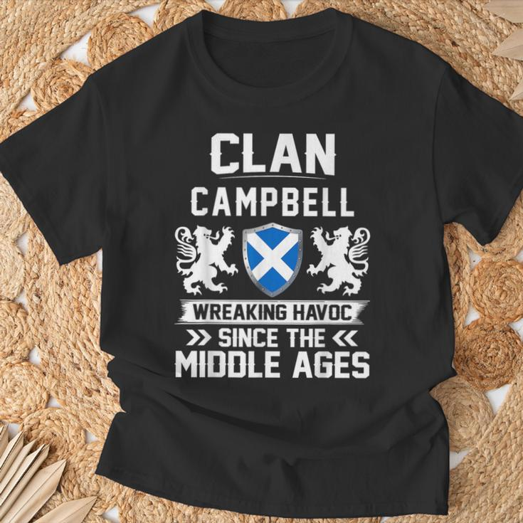 Clan Campbell Scottish Family Scotland Fathers T-Shirt Gifts for Old Men