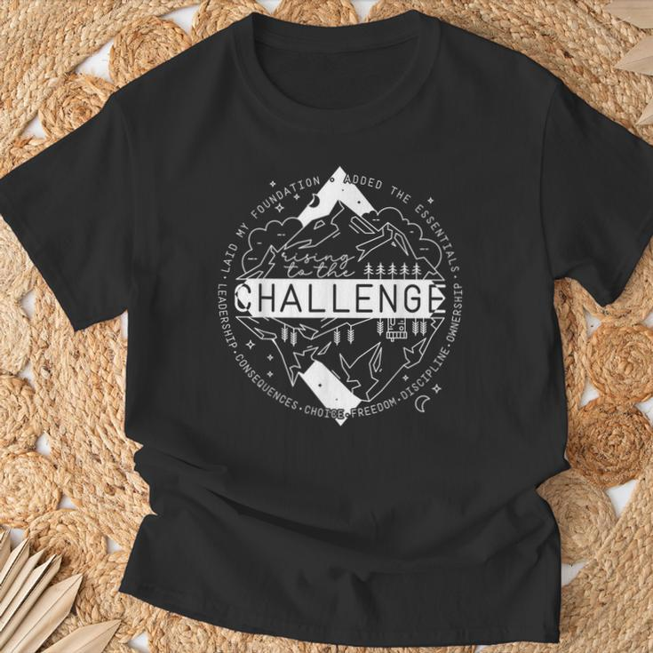 Classical Conversations Rising To The Challenge T-Shirt Gifts for Old Men