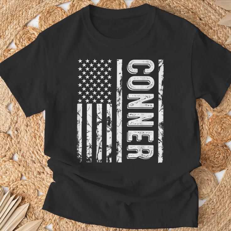 Conner Last Name Surname Team Conner Family Reunion T-Shirt Gifts for Old Men
