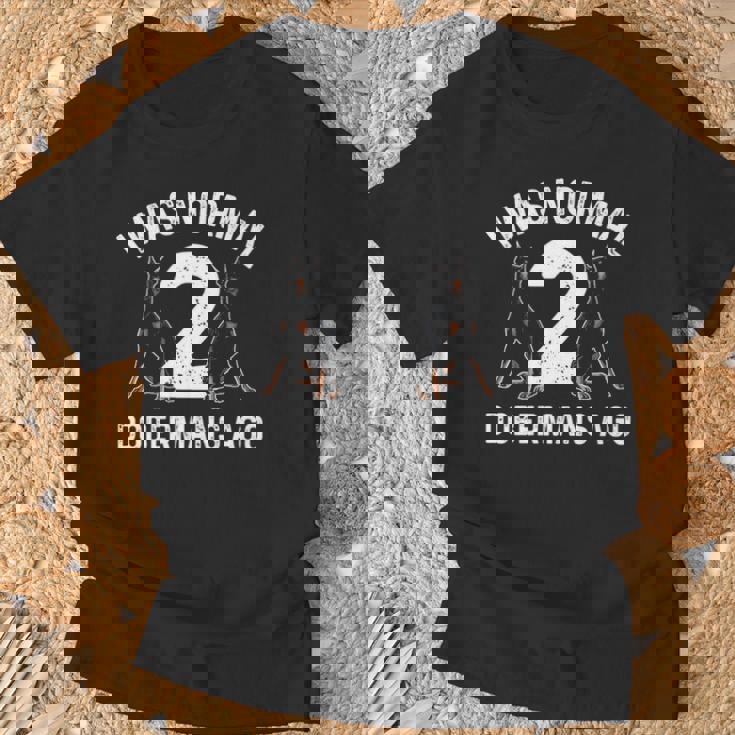 Cool Doberman Art Doberman Pinscher Dog Lover T-Shirt Gifts for Old Men