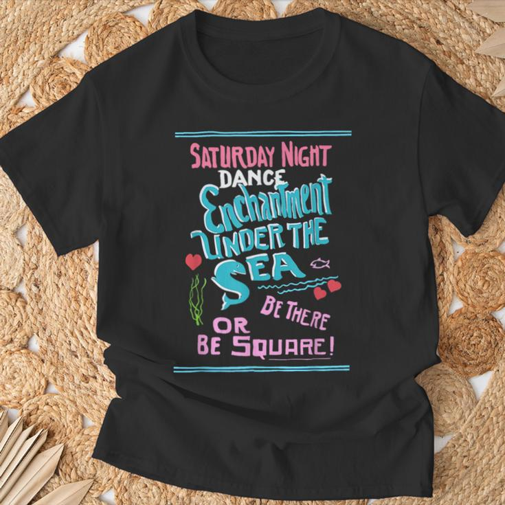 Cool Enchantment Under The Sea Dance Nerd Geek Graphic T-Shirt Gifts for Old Men