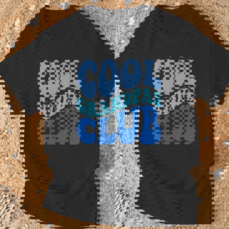 Cool Grandpas Club Best Grandpa Ever Fathers Day Pocket T-Shirt Gifts for Old Men