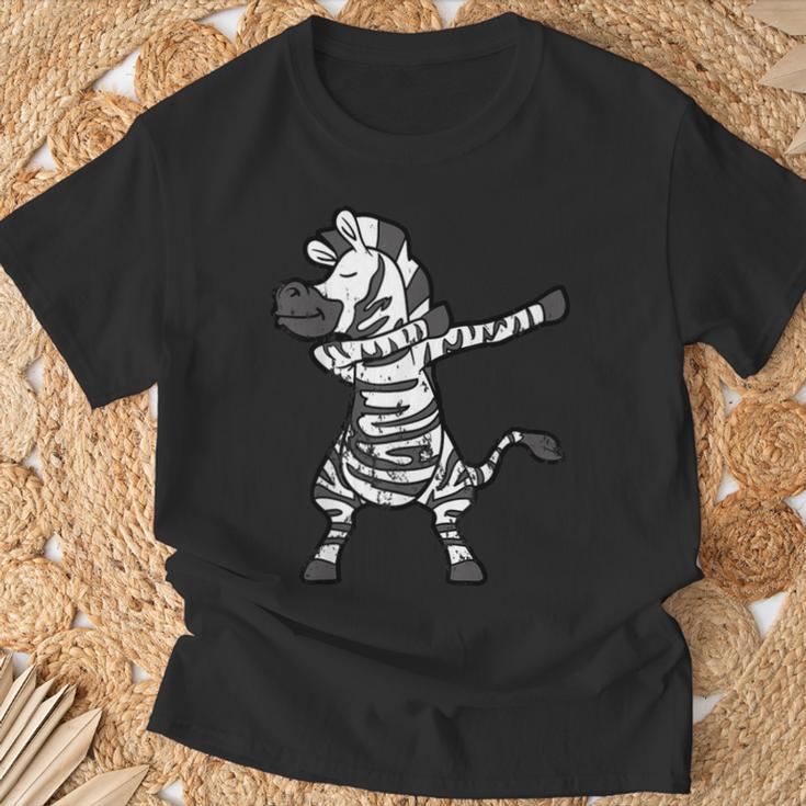 Cool Retro Vintage Grunge Style Dabbing Dab Zebra T-Shirt Geschenke für alte Männer