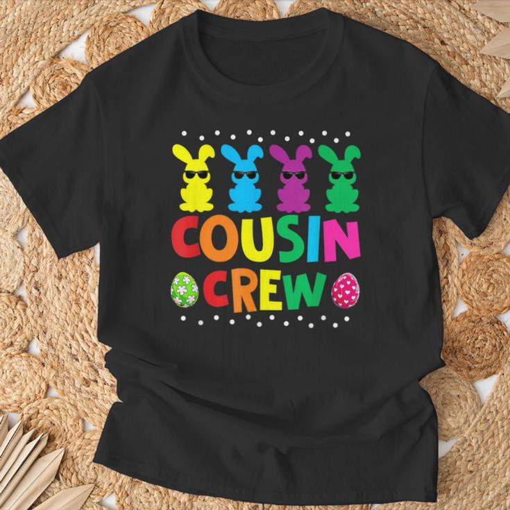Cousin Crew Bunny Rabbit Easter Day Eggs Hunting Squad T-Shirt Gifts for Old Men