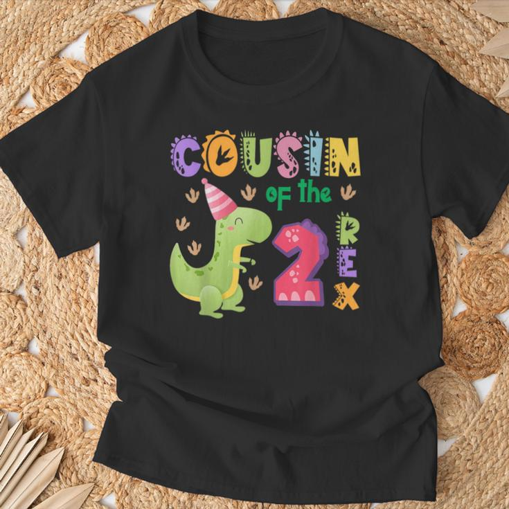 Cousin Of The Two Rex Birthday Dinosaur Family Matching T-Shirt Gifts for Old Men