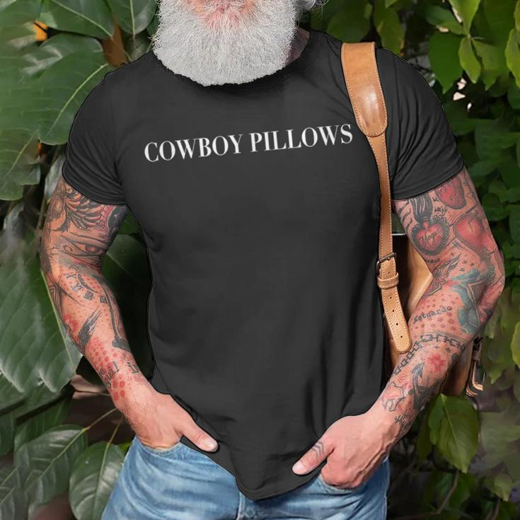 Cowboy Pillows Western Country Southern Cowgirls T-Shirt Gifts for Old Men