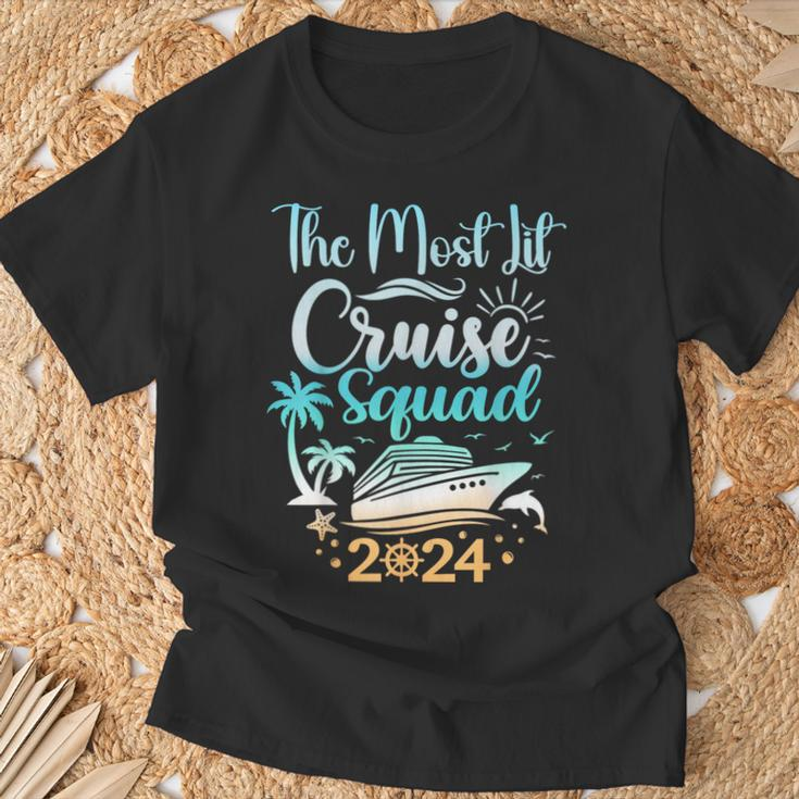 Cruise Birthday 2024 Squad Cruise 2024 Matching Cruise T-Shirt Gifts for Old Men