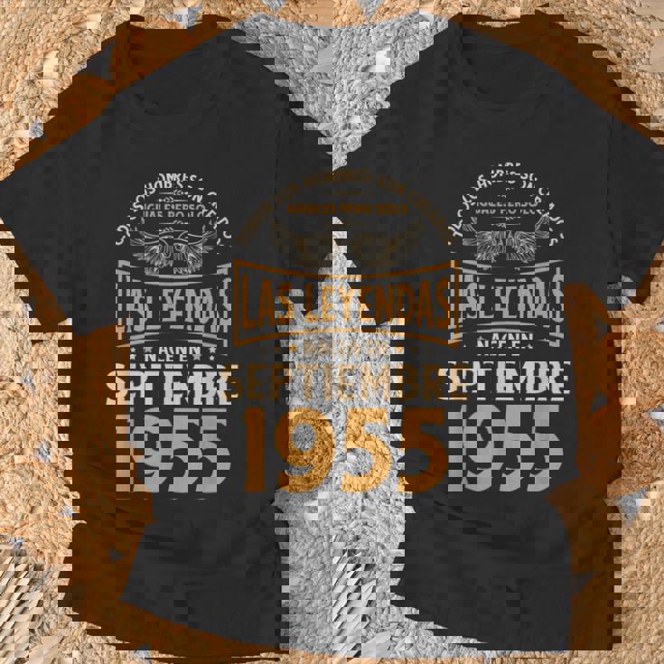 Cumpleaños Hombre Regalos Las Leyendas Septiembre 1955 Camiseta unisex Regalos para ancianos