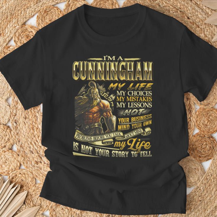 Cunningham Family Name Cunningham Last Name Team T-Shirt Gifts for Old Men