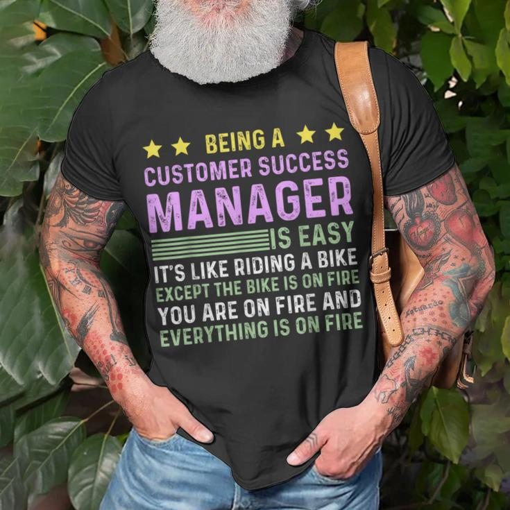 Customer Success Manager T-Shirt Gifts for Old Men