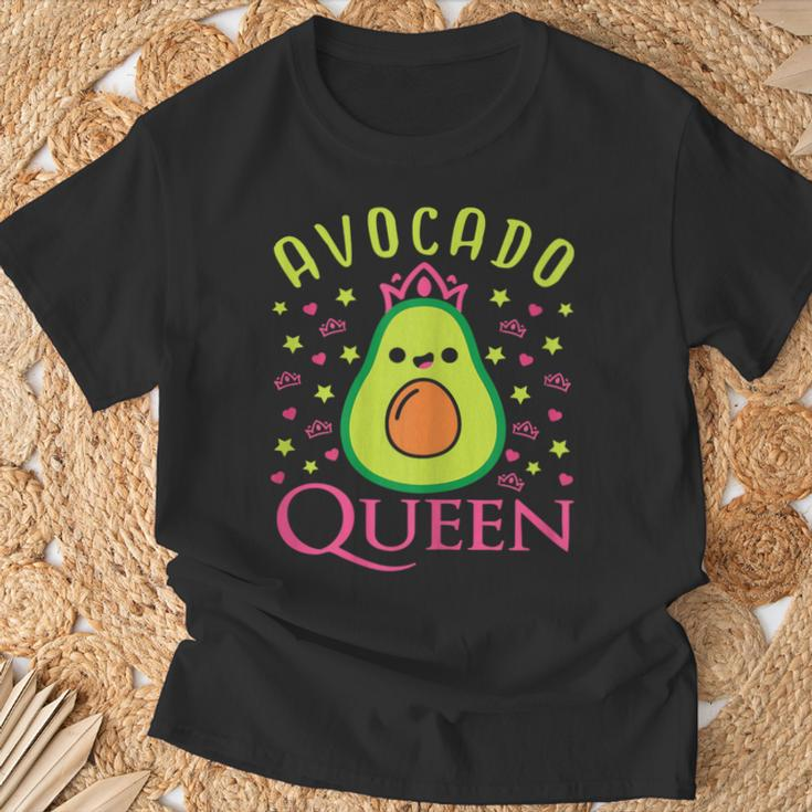 Cute Avocado Queen Vegan Heart T-Shirt Geschenke für alte Männer