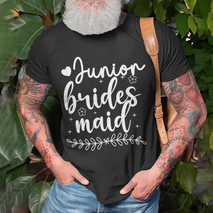 Cute Junior Bridesmaid Wedding Junior Bridesmaid Party T-Shirt Gifts for Old Men
