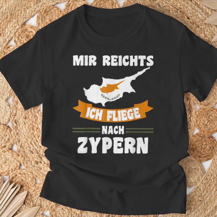 With Cyprus Flag Mir Reichts Ich Fliege Nach Zyprrus Motif T-Shirt Geschenke für alte Männer