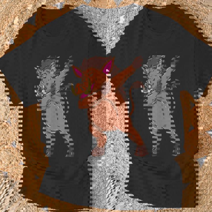 Dabbing Phacochère T-Shirt Cadeaux pour les vieillards