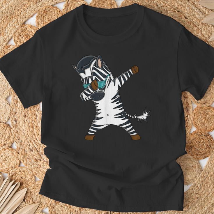 Dabbing Zebra Zebra Dab T-Shirt Geschenke für alte Männer