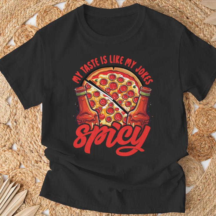 Dad Jokes Chili Spicy Souce Chef Pizza Bekleidung T-Shirt Geschenke für alte Männer